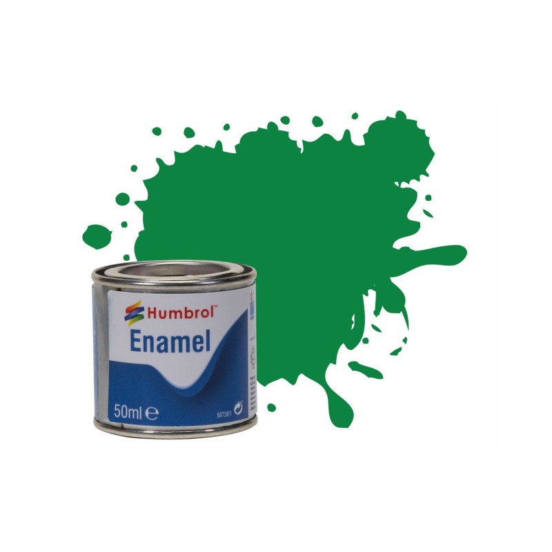 Humbrol - Peinture enamel - Vert brillant H02 - 50ml