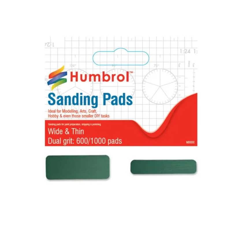 Humbrol - Accessoire modélisme - Set de pierre à poncer 600 et 1000