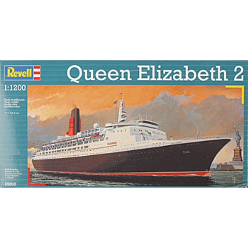 Revell - 05806 - Maquette de bateau - Queen Elizabeth II - 1:1200