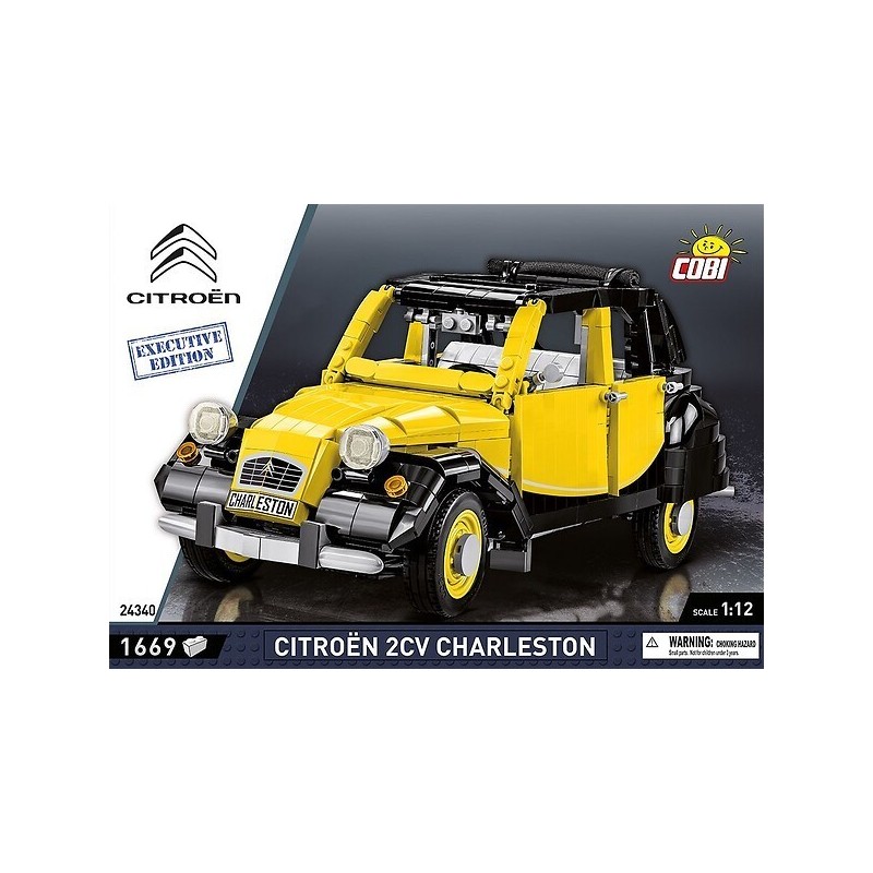Cobi - Jeu de construction - Citroen 2CV Charleston jaune