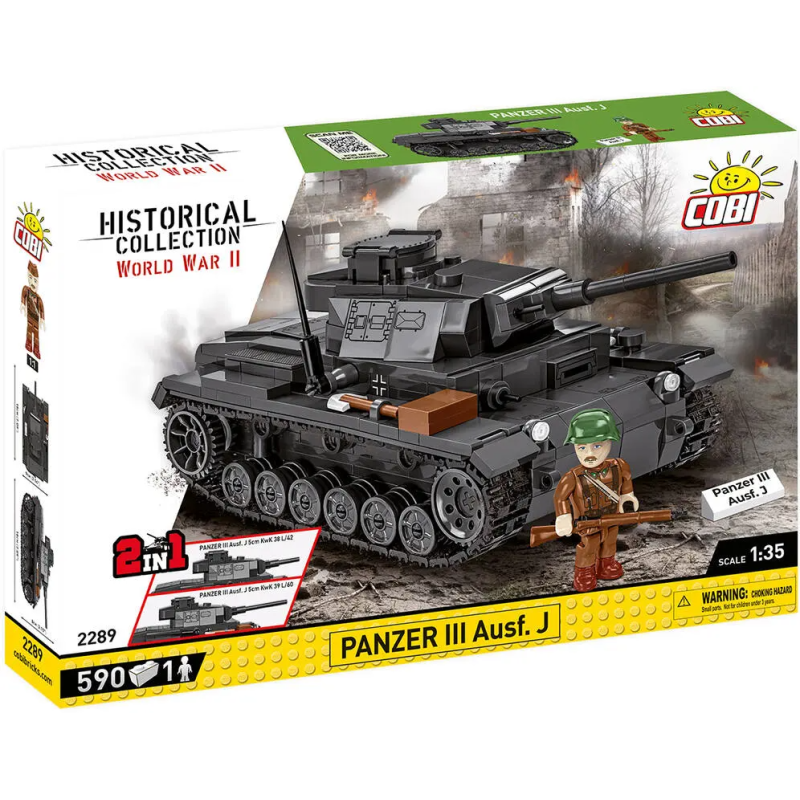 Cobi - Jeu de construction - Tank Panzer III AUSF.J