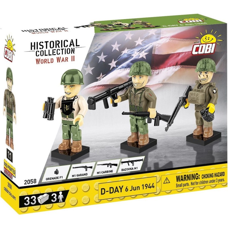 Cobi - Jeu de construction - Soldats D-DAY 6 juin 1944