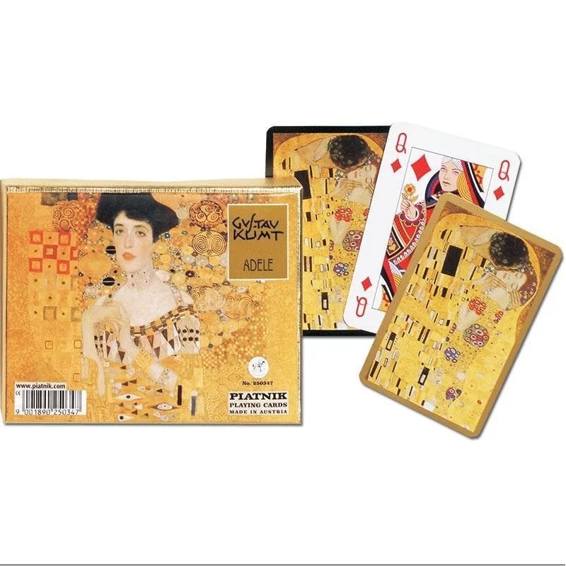 Piatnik - Coffret de 2 jeux de 55 cartes - Gustav Klimt