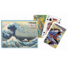 Piatnik - Coffret de 2 jeux de 55 cartes - Hokusai