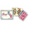 Piatnik - Coffret de 2 jeux de cartes - Rose patience solitaire
