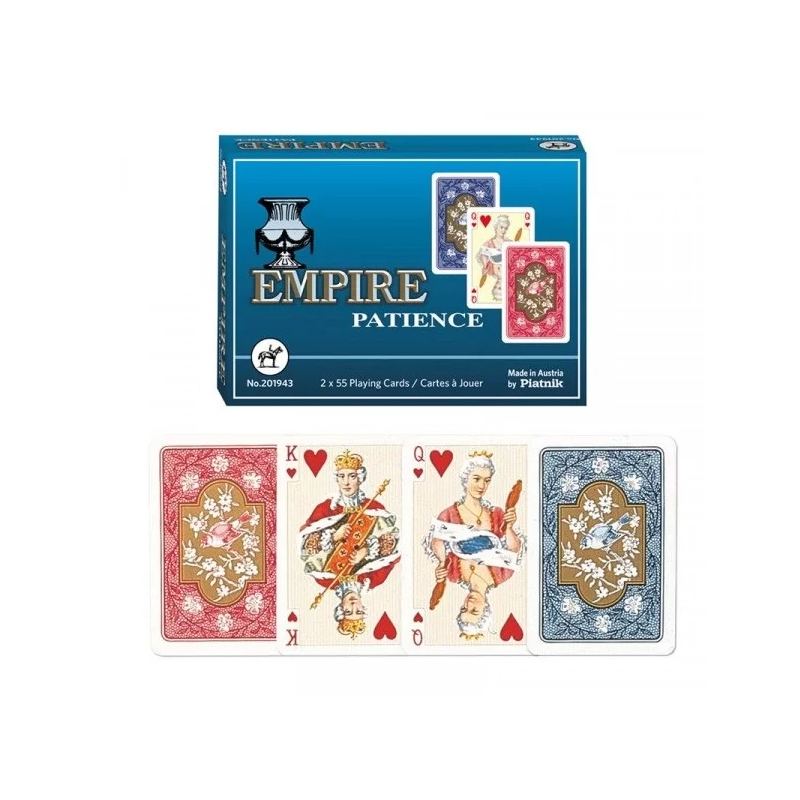 Piatnik - Boite de 2 jeux de cartes - Empire patience