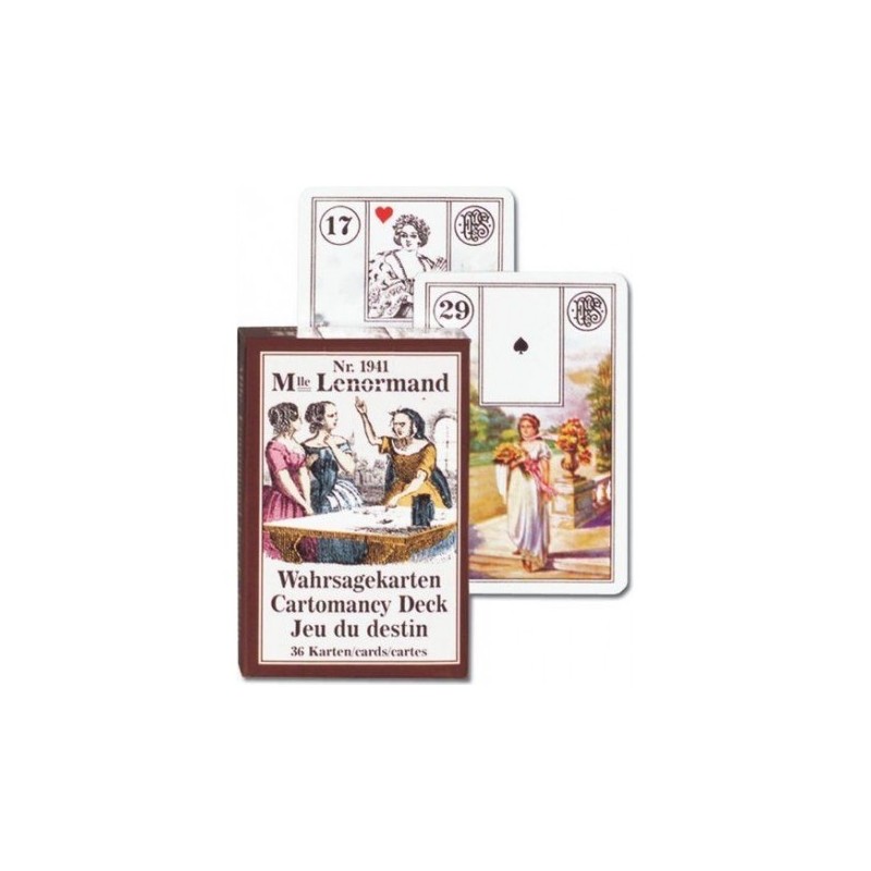 Mlle Lenormand - Jeu de 36 cartes - Cartomancie jeu du destin