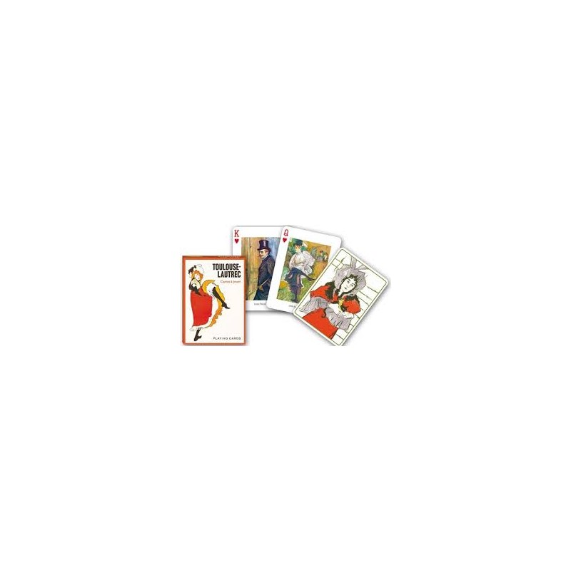 Piatnik - Jeu de 54 cartes - Toulouse-Lautrec