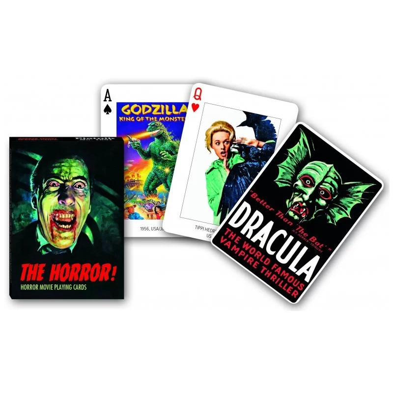 Piatnik - Jeu de 54 cartes - The Horror Movies