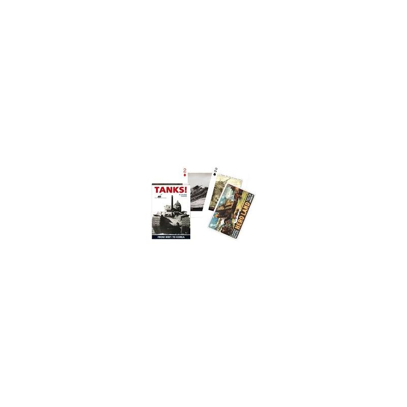 Piatnik - Jeu de 54 cartes - Tanks