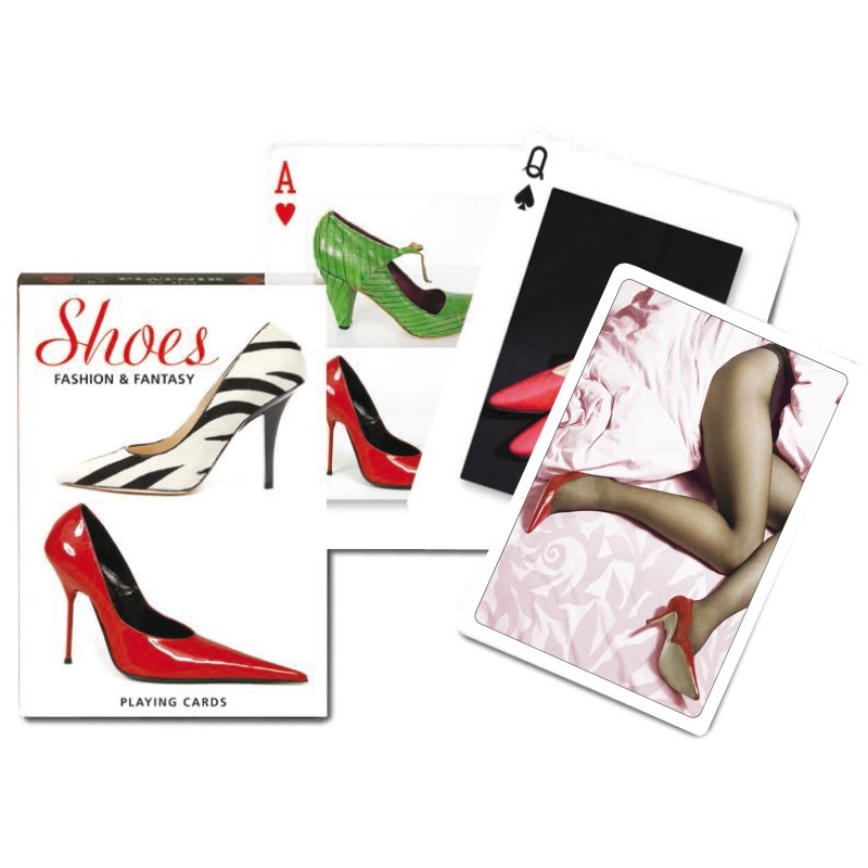 Piatnik - Jeu de 54 cartes - Shoes fashion et fantasy