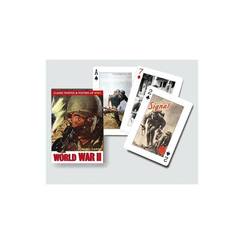 Piatnik - Jeu de 54 cartes - World War II