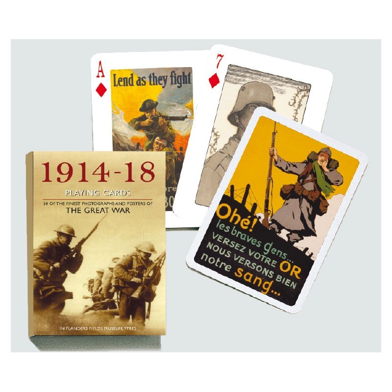 Piatnik - Jeu de 54 cartes - 1914 - 1918 la grande guerre