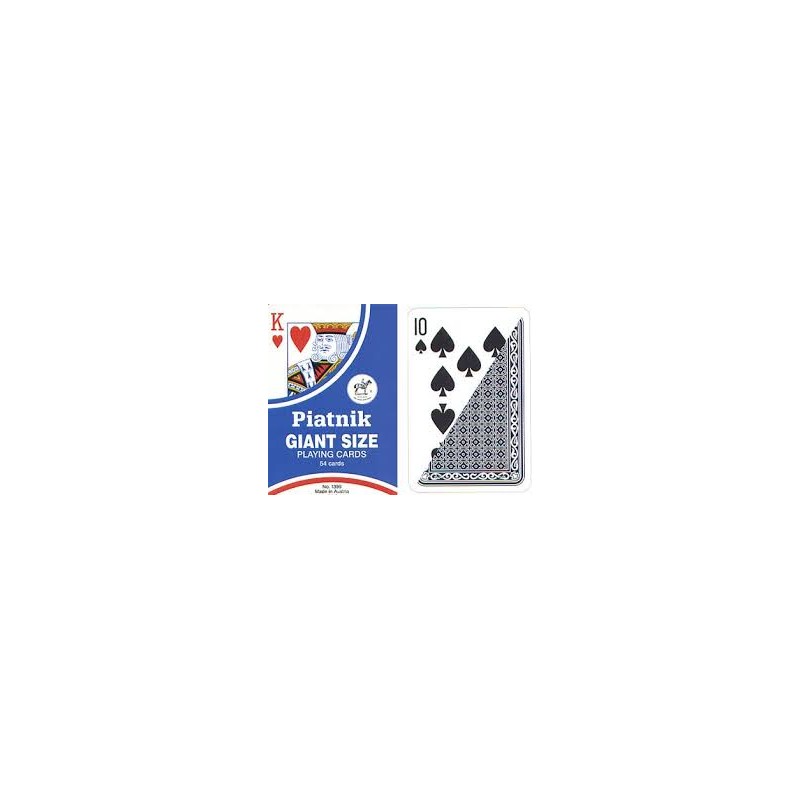 Piatnik - Jeu de 54 cartes géants