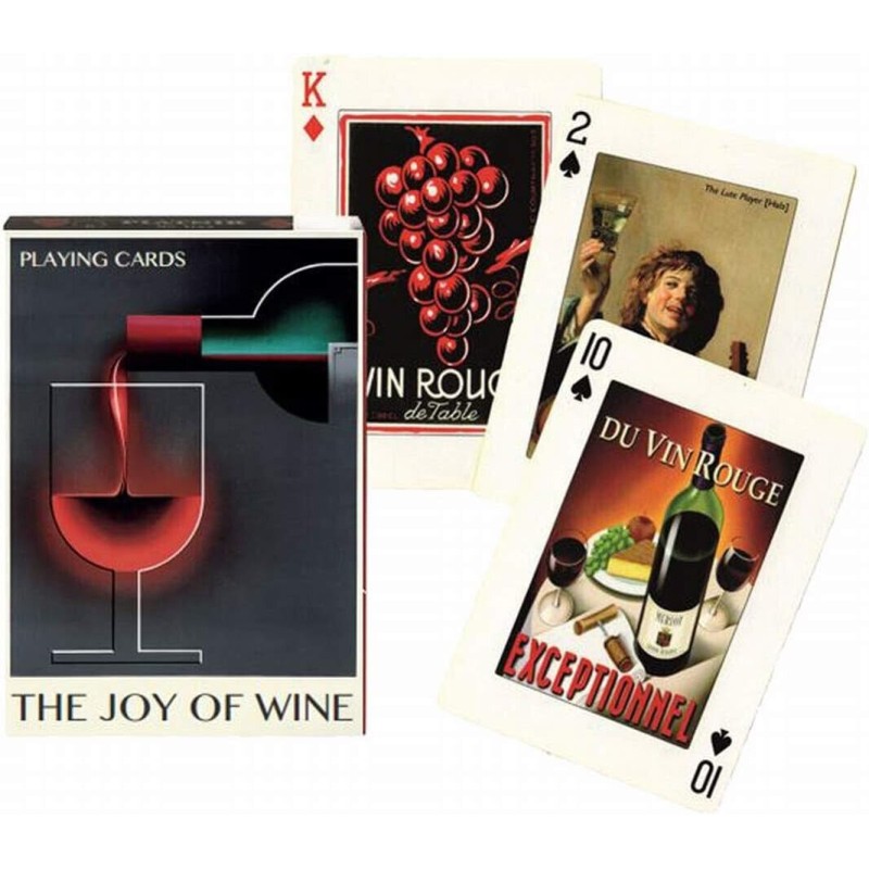 Piatnik - Jeu de 54 cartes - The joy of wine