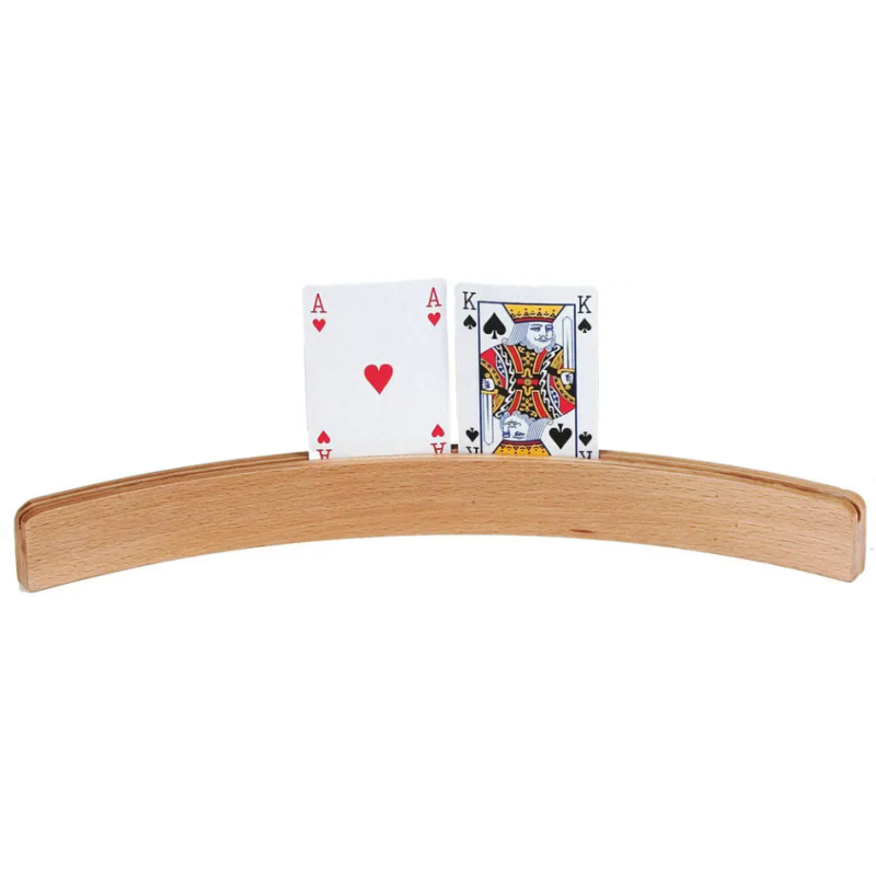 Piatnik - Accessoire jeu de société - Porte cartes en bois de 35 cm