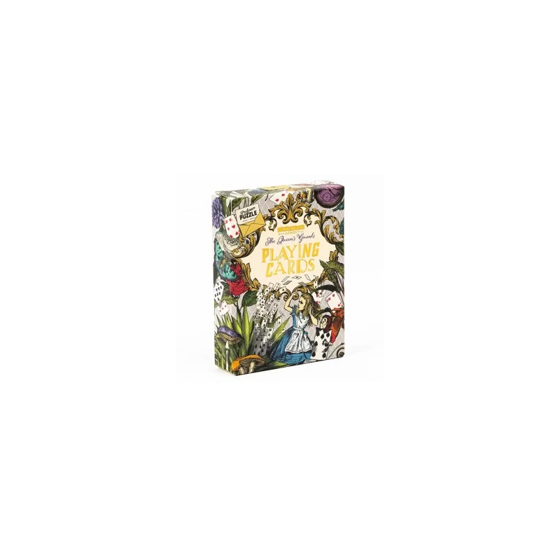 The Queen's Guards - Jeu de 54 cartes collector - Alice aux pays des Merveilles monochrome