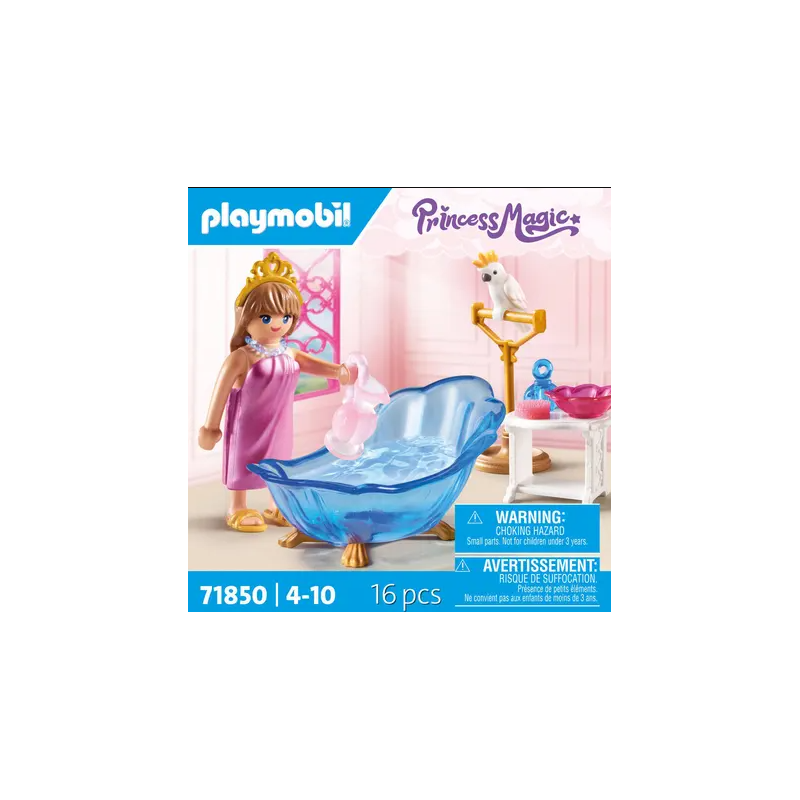 Playmobil - 71850 - Princesse magic - Salle de bain royale avec princesse
