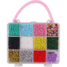 MGM - Loisirs créatifs - Coffret de 900 perles et accessoires