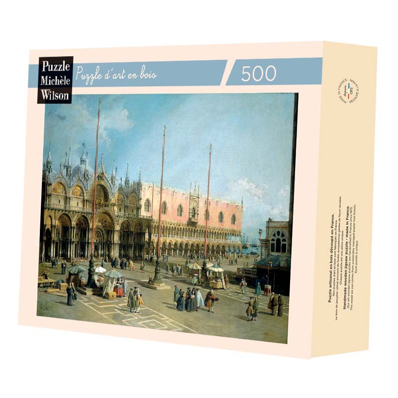 Michele Wilson - Puzzle d'art en bois - 500 pièces - Place Saint Marc