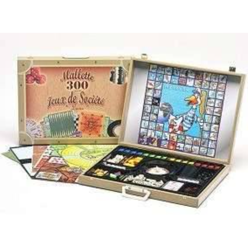 Ferriot Cric - Coffret de jeux de société - Mallette de 300 jeux de société