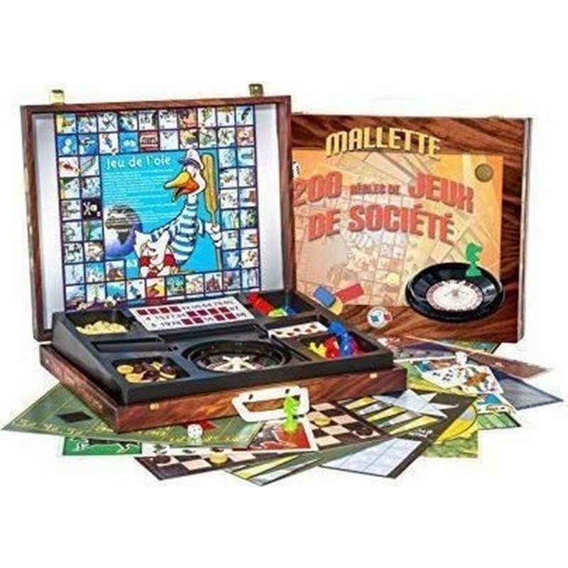 Ferriot Cric - Jeu de société - Mallette de 200 jeux de société
