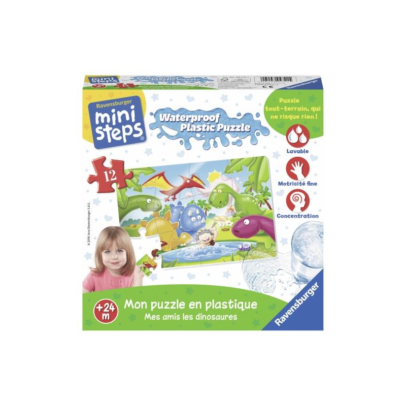 Ravensburger - Puzzle 12 pièces - Mini step - Mes amis