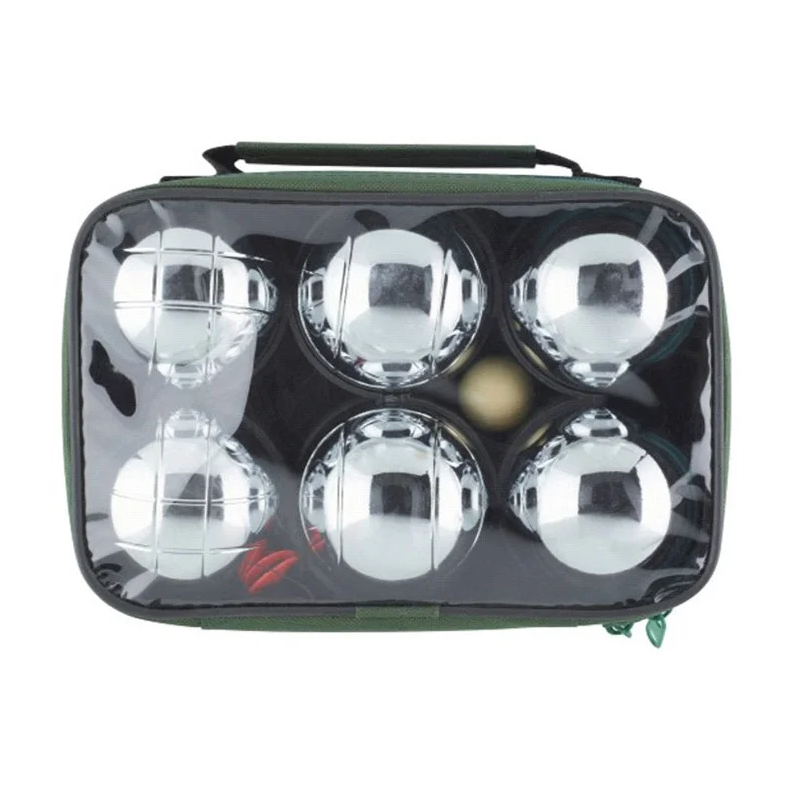 Kim Play - Valise de 6 boules de pétanque en métal