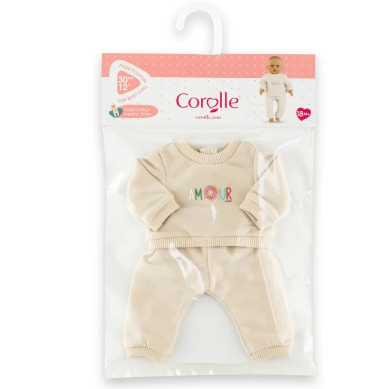Corolle - Vêtement - Jogging beige - 30 cm