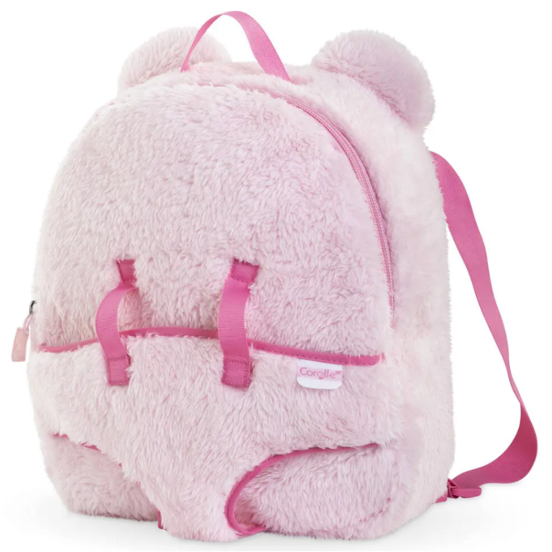 Corolle - Accessoire - Sac à dos porte poupon rose - 30 cm