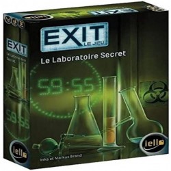 Iello - Jeu de société - Escape Game - Exit Le Laboratoire Secret