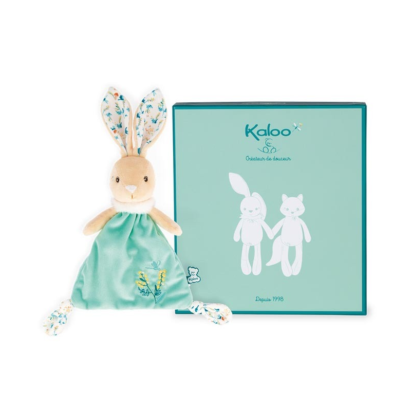 Kaloo - Doudou triangle lapin Justin - 20 cm