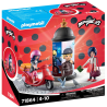 Playmobil - 71864 - Miraculous - Marinette à scooter et Kagami