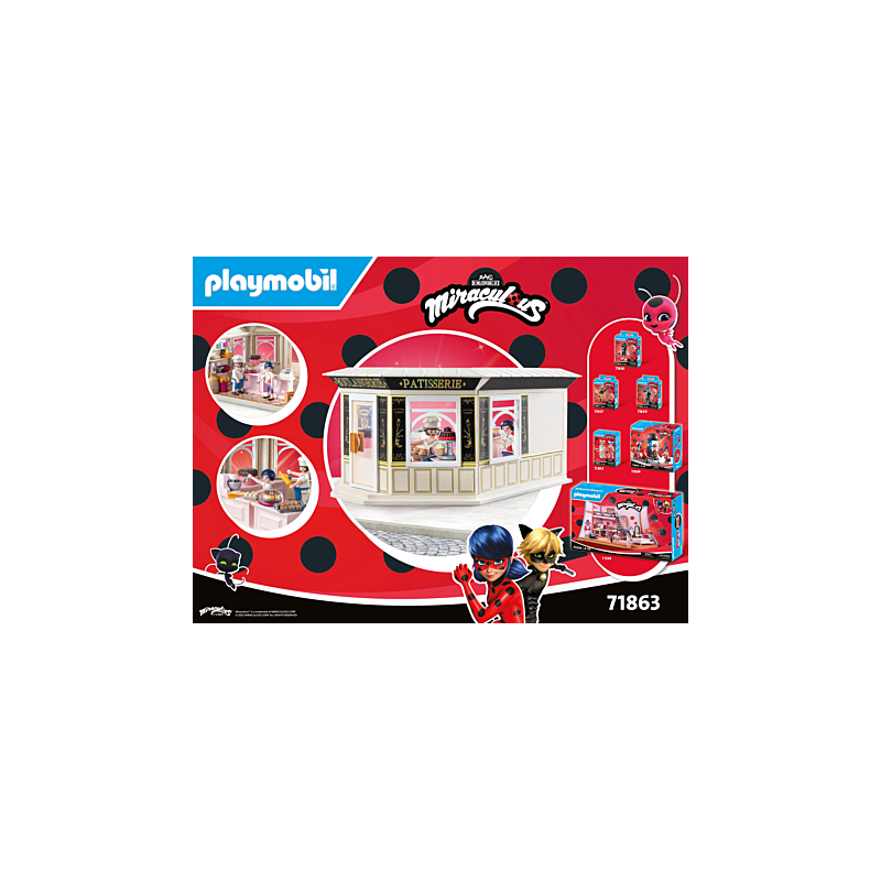 Playmobil - 71863 - Miraculous - Boulangerie Dupain-Cheng