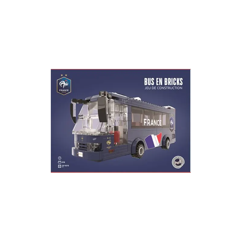 Megableu - Puzzle 3D - Bus de l'équipe de france