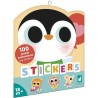 Janod - Loisirs créatifs - Blister de 100 stickers - Bébés animaux