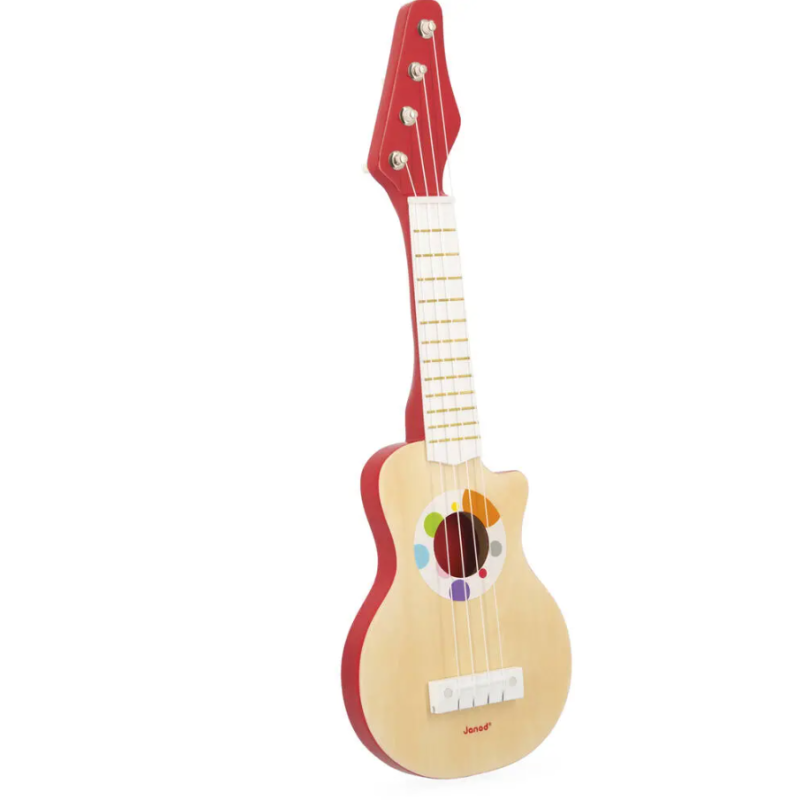 Janod - Jouet musical enfant - Guitare Rock Confetti