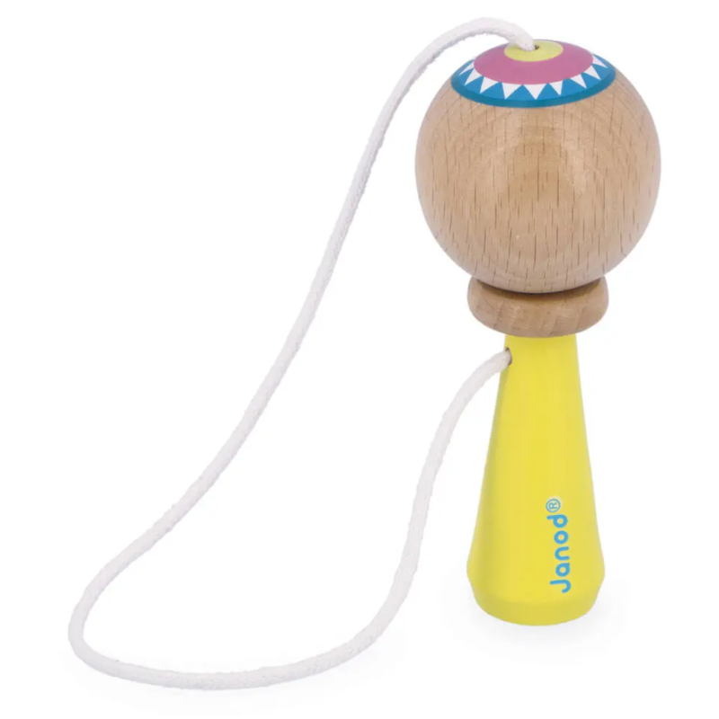 Janod - Jouet d?adresse enfant - Bilboquet Applepop