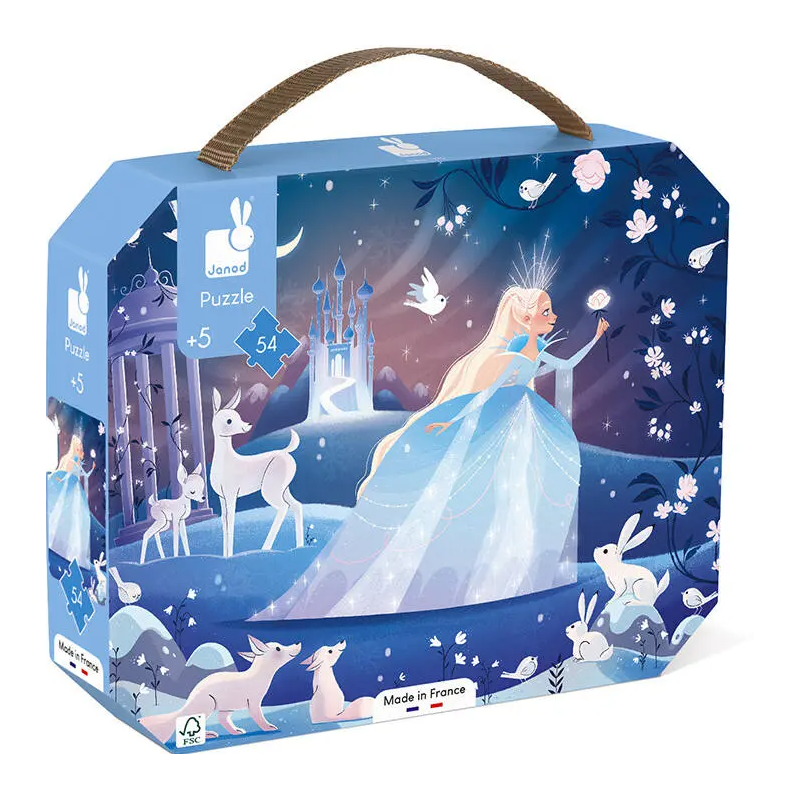 Janod - Puzzle enfant - La féerie des glaces - 54 pièces
