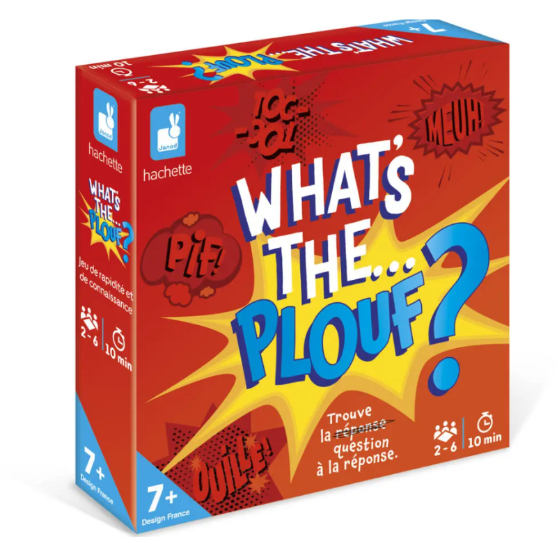 Janod - Jeu de société pour enfant - What the plouf