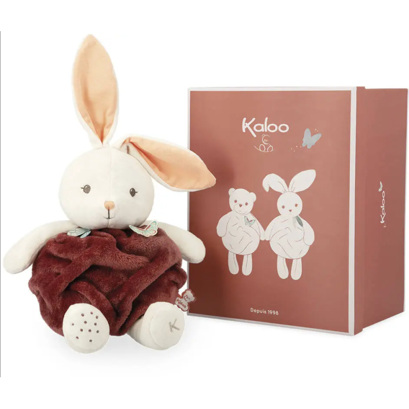Kaloo - Peluche boule d'amour - Lapin cannelle - 30 cm