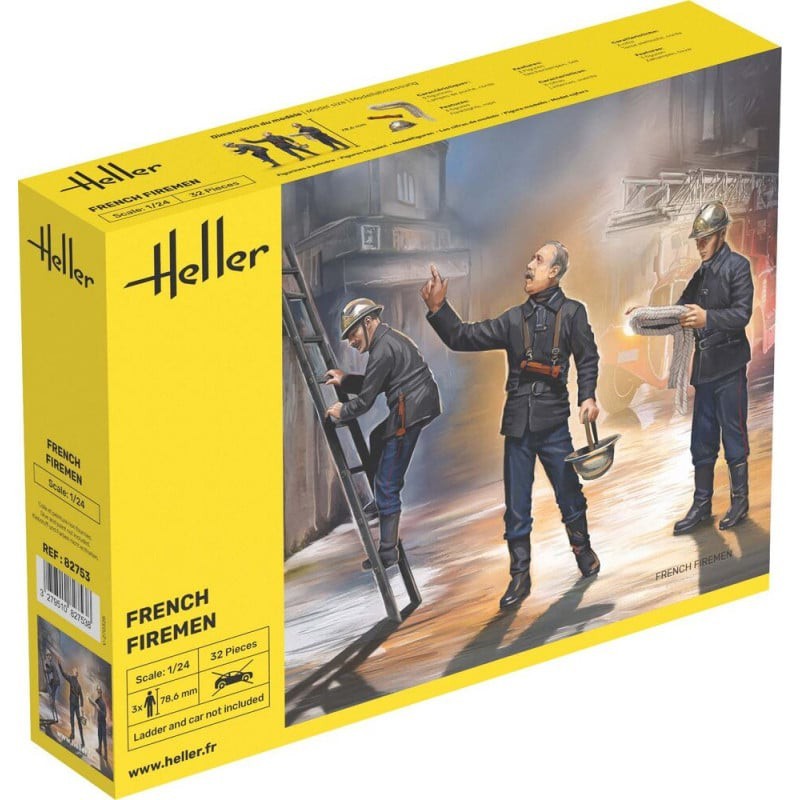 Heller - Maquette - Pompiers français - 1:24