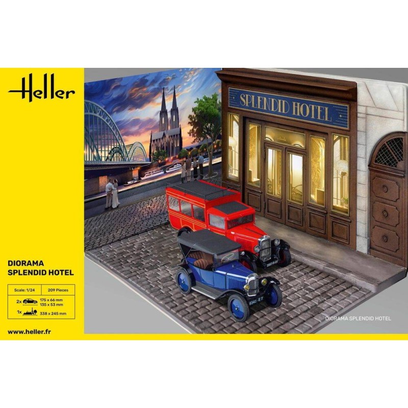 Heller - Maquette - Diorama - Splendid Hotel - 1:24