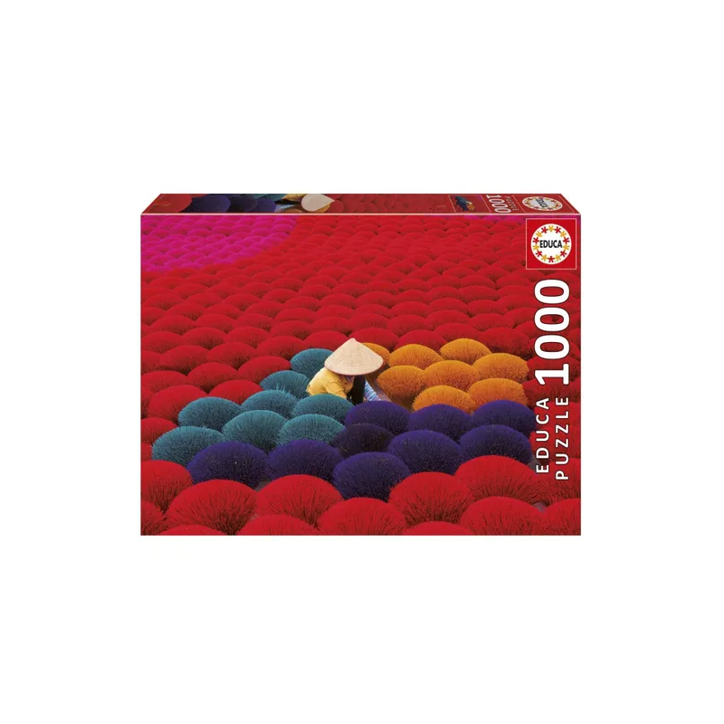 Educa - Puzzle 1000 pièces - Village d'encens