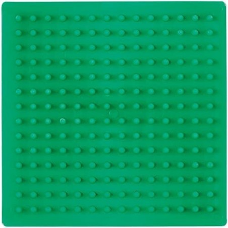 Hama - Perles - 220-42 - Taille Midi - Plaque petite carrée verte