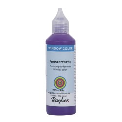 Rayher - Tube de peinture pour fenêtre - Lilas - 80 ml