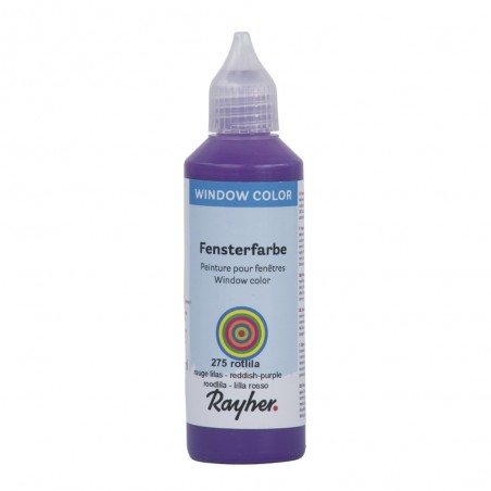 Rayher - Tube de peinture pour fenêtre - Lilas - 80 ml