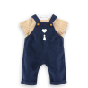 Corolle - Vêtement - T shirt et salopette marine - 30 cm