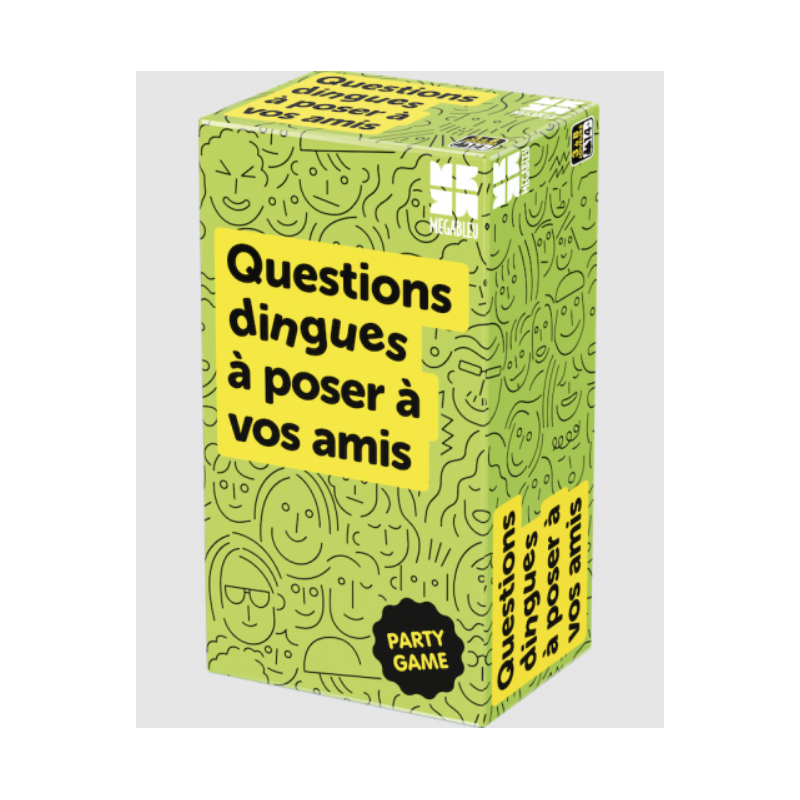 Megableu - Jeu de société - Questions dingues à poser à vos amis
