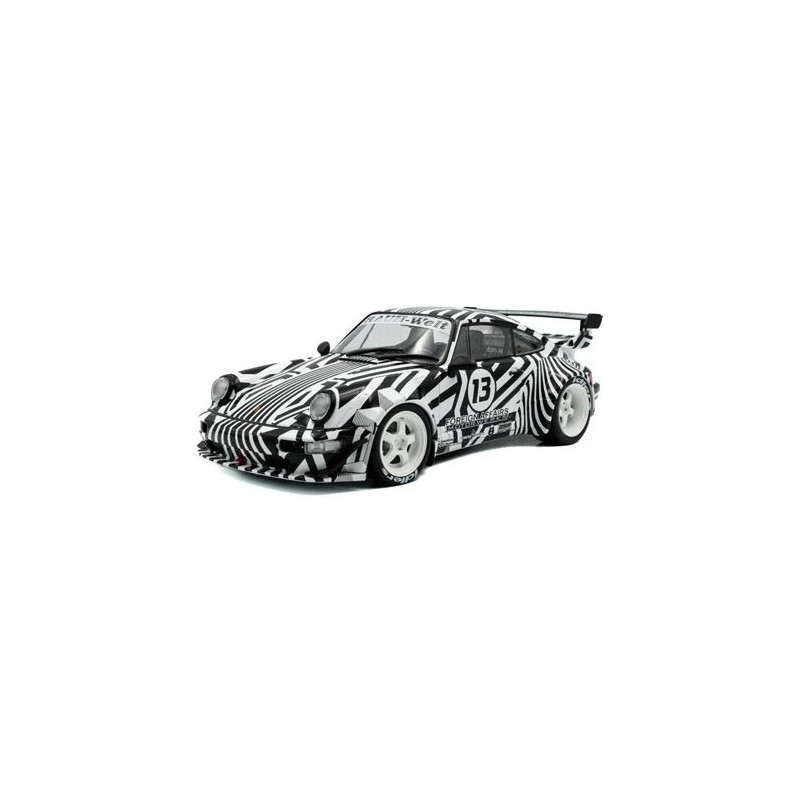 Solido - Véhicule miniature - Porsche RWB Bodykit camouflage The Zebra 2022 - 1:18
